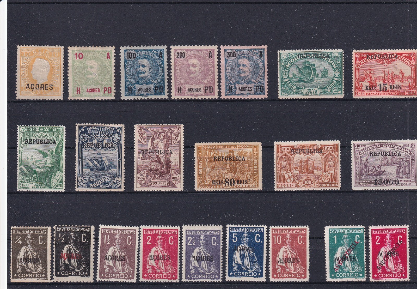 AZORES. 1868-1913 MINT COLLECTION, values to 300r. (22) | eBay UK