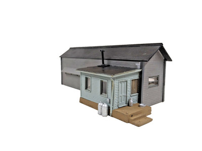 Hand made Scratch Built HO Yard Office One of A Kind.