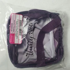 31 Thirty-One Little Carry All Plum Chevon Caddy/Tote/Storage Mesh Pocket New
