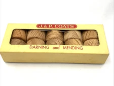 Vintage J & P Coats Darning and Mending Thread A. 227-N in Original Box