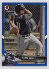 2018 Bowman Prospects Blue /150 Colton Welker #BP39 n1u