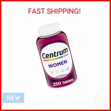 Centrum Multivitamin for Women, Multivitamin/Multimineral Supplement with Iron, 