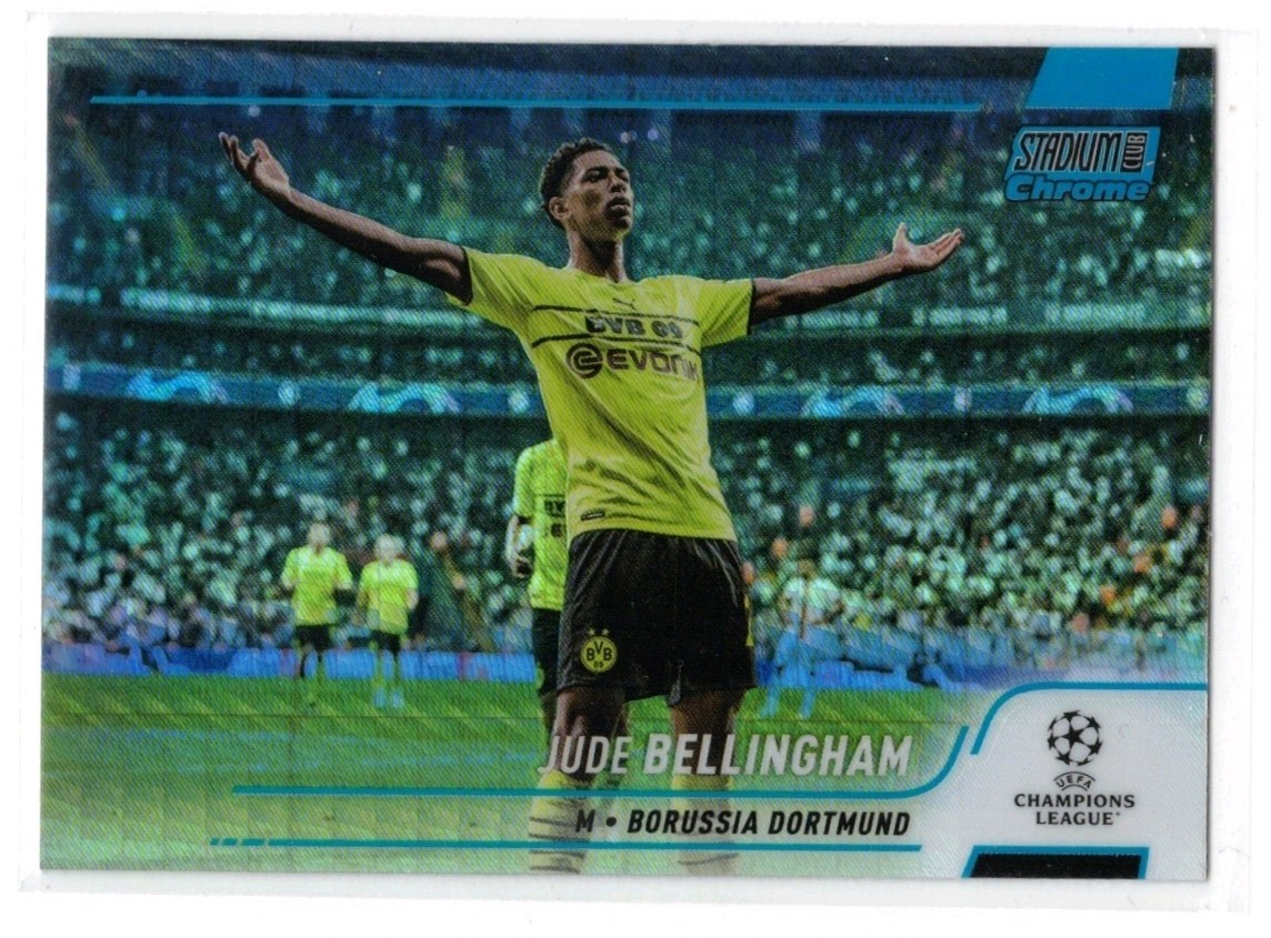 ベリンガム　topps stadium club Jude Bellingham 2020-21 Topps Stadium Club Chrome UCL Rookie RC