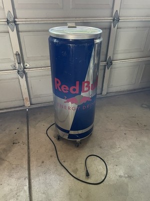 Red Bull Energy Drink Can Display Fridge Cooler Wheeled Ice Chest Vestfrost 42''