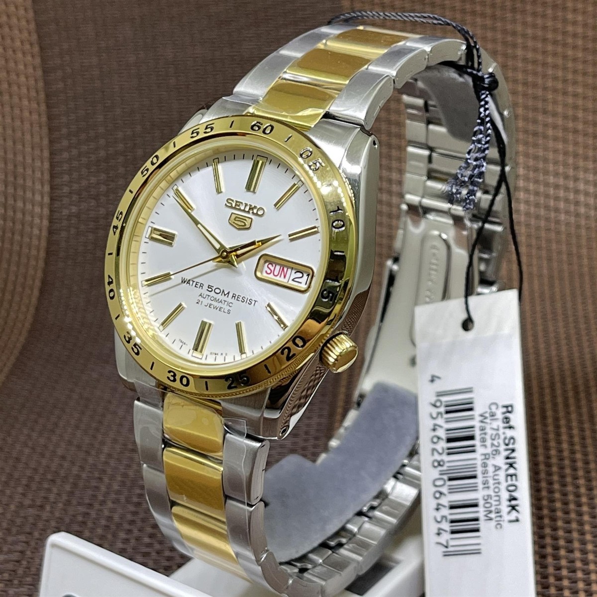 Seiko 5 SNKE04K1 Automatic Two Tone Gold Stainless Steel Seiko 5 SNKE04K1 Automatic Two Tone Gold Stainless Steel