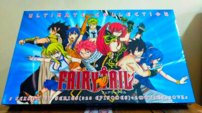 DVD Fairy Tail Ultimate  Collection Anime (Volume 1-328 End + 2 Movies + 9 Ovas)