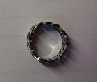 Very pretty rope design band in Tibetan silver. Sz.6 — photo 3