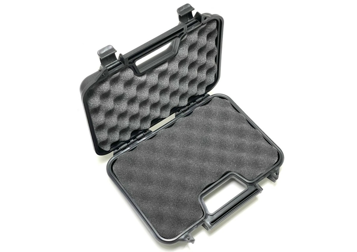 ARSUK Lockable Hard Gun Case - 12 Inch / 31cm - With Foam Insert For Airsoft Or Pistol