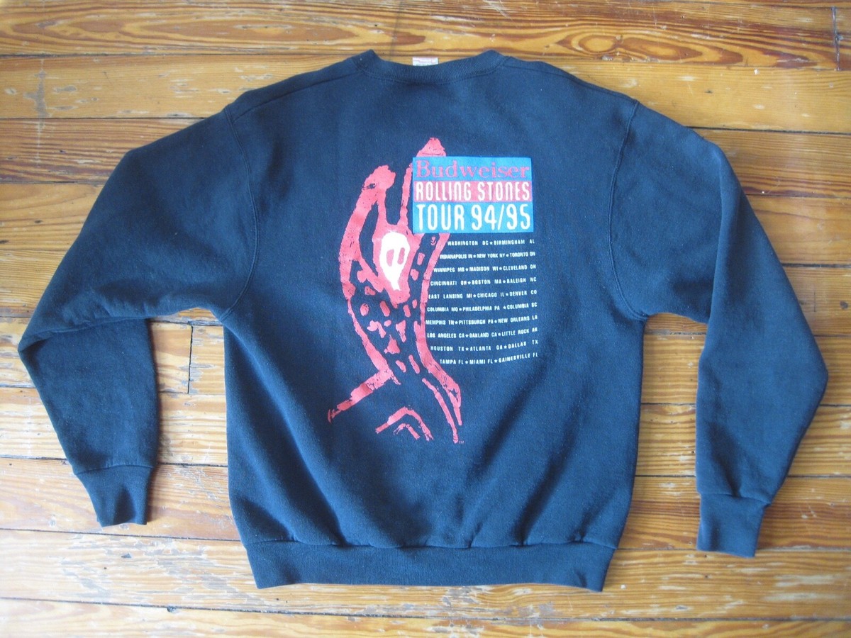 VINTAGE ROLLING STONES SWEATSHIRT - Tour 94/95 VOODOO LOUNGE