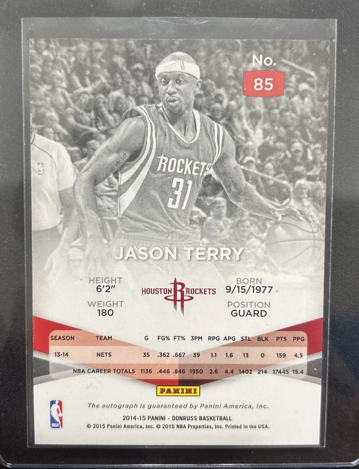 2014-15 Panini Donruss - Elite Status Signatures #85 Jason Terry/125 (AU) Foto 2 de 2