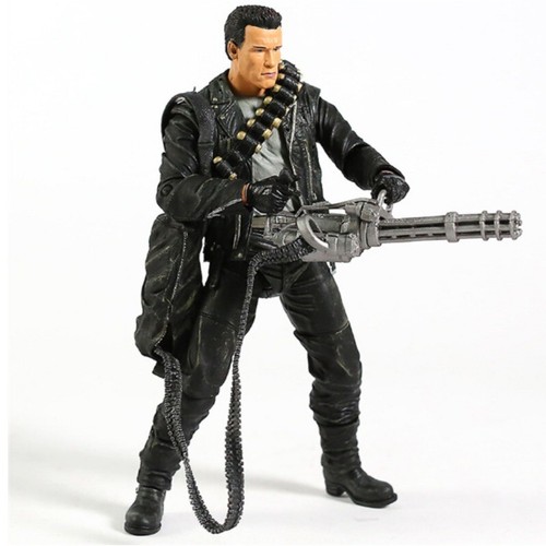 IN US! Terminator 2 Judgment Day T-800 New Action Figure Ultimate Deluxe Arnold - Picture 5 of 7