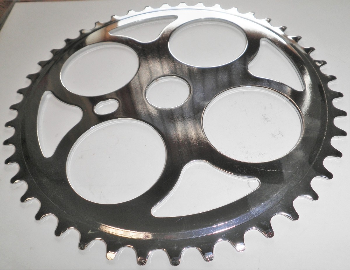 SILVER 44T BMX BICYCLE CHAIN RING BIKE PARTS 296-2 | eBay