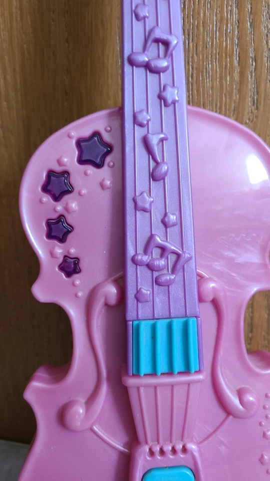 小提琴音乐调音玩具红盒遇见管弦乐队 2002 复古粉红色作品 — 第 2/4 张图片