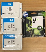 Genuine HP 88 Ink Cartridge 4-Pack BlackXL ,Cyan, Magenta, Yellow