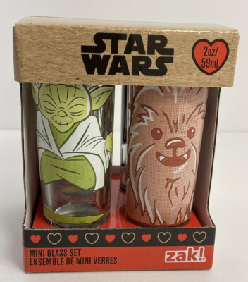 Star Wars Valentine s Shot Glass Set Of Four. 2oz/59ml *NEW*