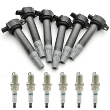 6pcs Ignition Coil + Spark Plug Kit for 2006-10 Chrysler 300 Dodge Charger UF502