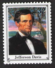 US. 2975f. 32c. Jefferson Davis (1808-89) Politician. 2975. Civil War. MNH. 1995
