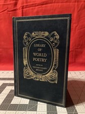 Vintage 1970 Library Of World Poetry Edited By William Cullen Bryant Hardcover 