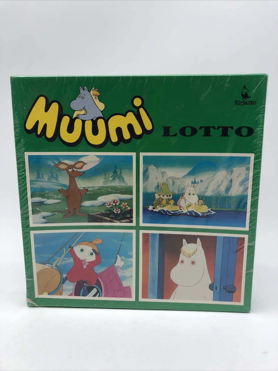 Rare Kirjalito Finland Muumi Muumin Lotto Card Game 1996 New