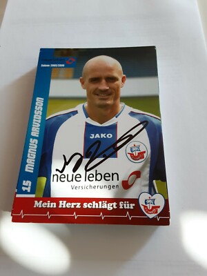 Signierte AK Magnus Arvidsson  FC Hansa Rostock NEU