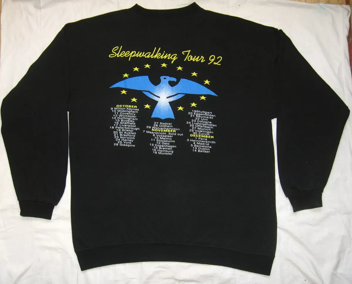 Rare vintage 90s t-shirt Magnum band.Sleepwalking. tour 1992 Al Barrow