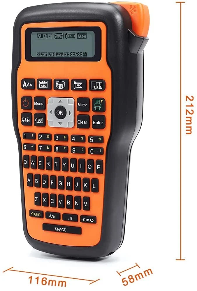 E1000 Pro Portable Label Maker Handheld P-Touch TZe-231 Labeler Machine E1000 Pro Portable Label Maker Handheld P-Touch TZe-231 Labeler Machine