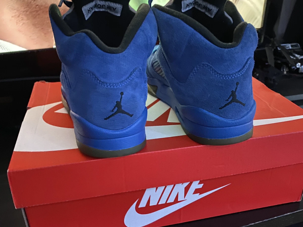 How to clean shop blue suede jordan 5