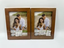 2 pack Wexford Home 5" x 7" Walnut Picture Frame