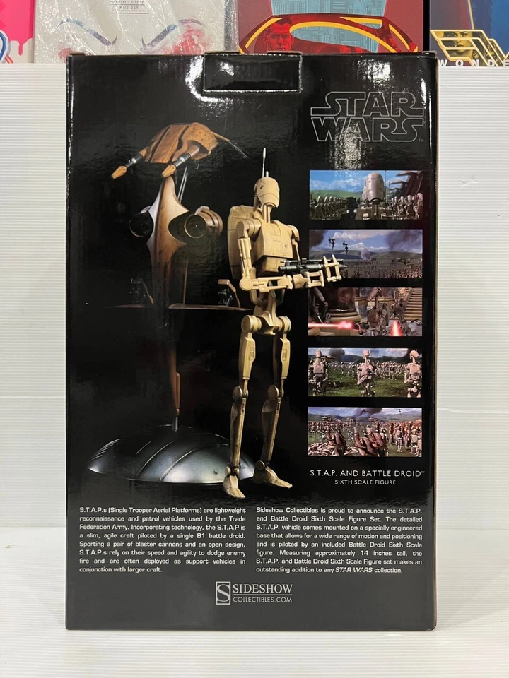 Sideshow Collectibles Star Wars S.T.A.P. Figura escala sexta AND BATTLE DROID Foto 2 de 3