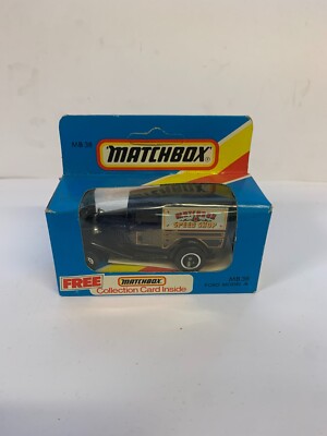 MATCHBOX SUPERFAST 1/75 MB38 FORD MODEL A VAN MATCHBOX SPEED SHOP NEU MINT BOXED