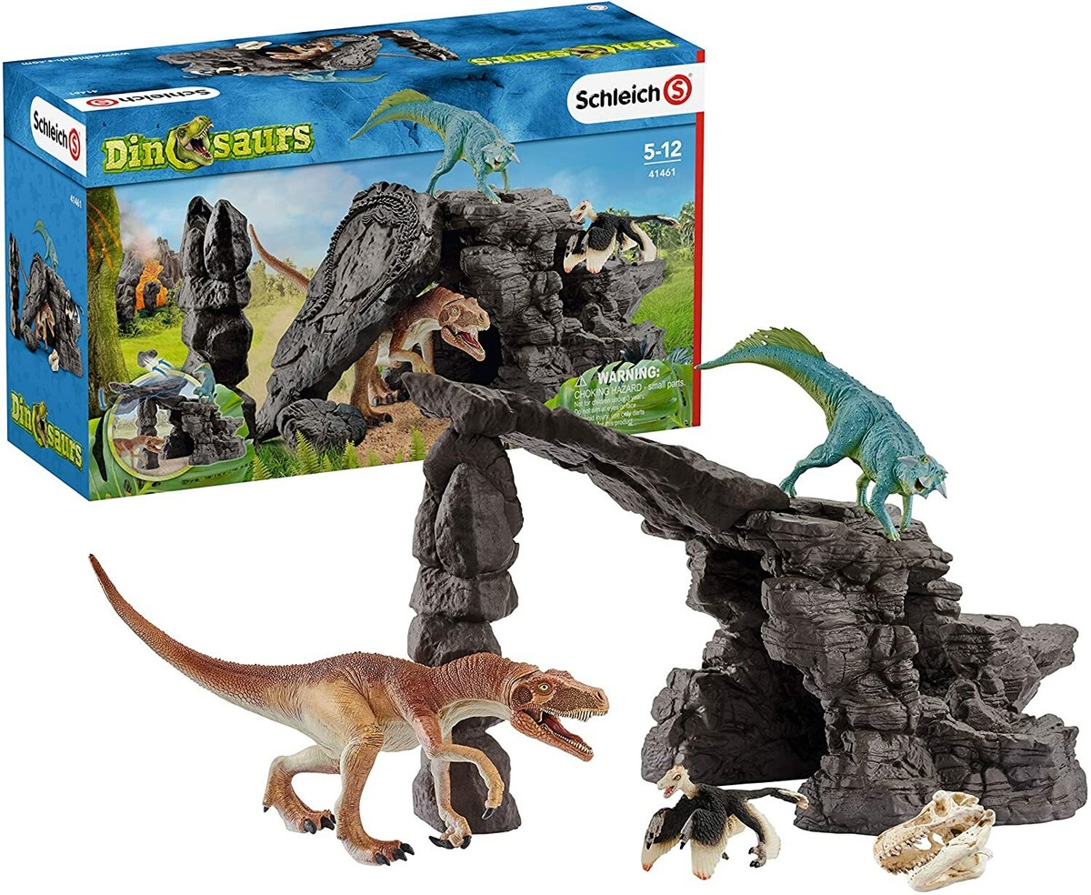 Schleich Dinosaurs Set Dinosaur Kit With Cave 41461 | eBay