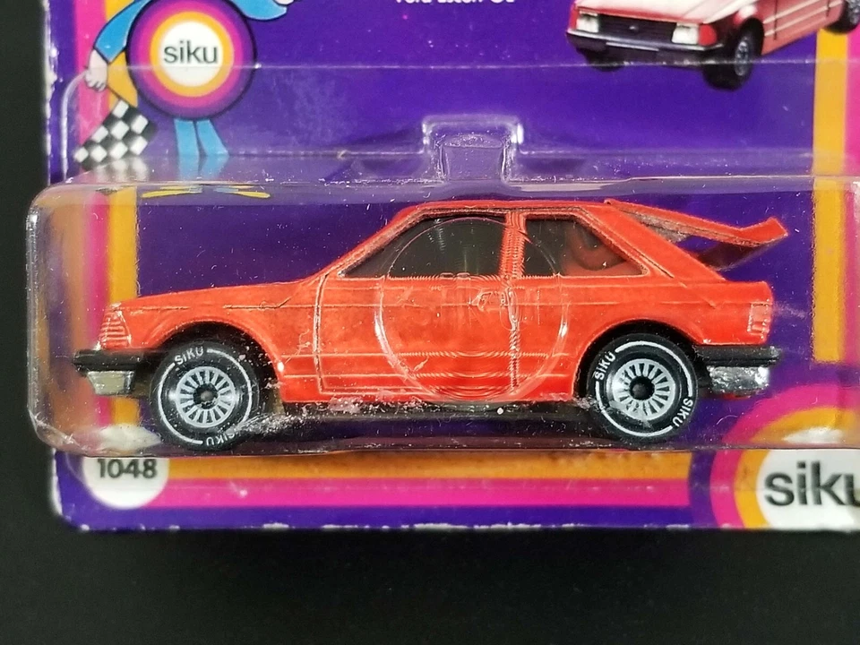 Siku Ford Escort GL / #1048 / Rare & VHTF Red Variation / Made in West Germany - Image 2 of 4