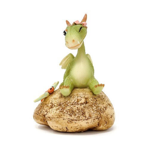 Girl Dragon Emberz with Dragonfly TO 4750 Miniature Fairy Garden - Picture 5 of 5