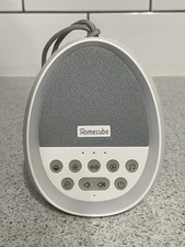 HOMECUBE PORTABLE WHITE NOISE MACHINE, LED LIGHTS, 8 SOUNDS, VOLUME, SLEEP AID