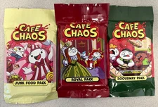 New Cafe Chaos Expansion Packs Junk Food, Royal & Sooubway Packs. Unopened Lot