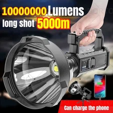 LED Super Bright 100000 Lumens BIG SIZE Torch Waterproof Spotlight Work Light US