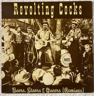 Revolting Cocks ‘90 Record Flat Display Piece Mini Poster Revco Wax Trax Records