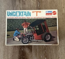 VTG 1967 Mattel Monogram Uncertain T 1/24 Scale Model Wacky Show Car READ!