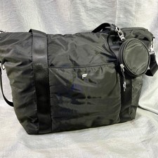 FABLETICS Black Duffel Bag The Everyday Tote Nylon Gym Bag Shoulder or Crossbody