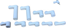 Window Screen Clips / White Plastic Choose Your Size /Size Run Flush up to 1