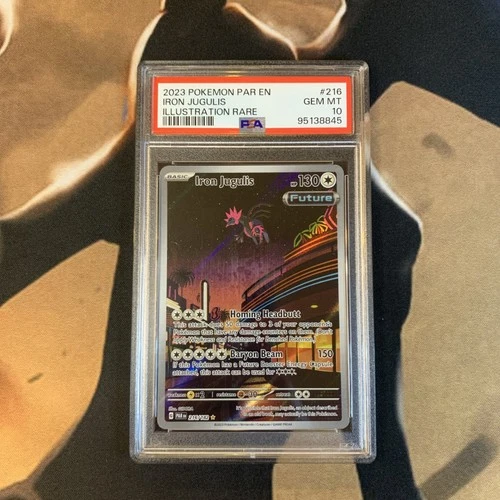 Iron Jugulis PSA 10 Paradox Rift 216/182 Pokémon Card Gem Mint