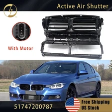 Front Shutter Radiator Support Air Duct w/ Motor For BMW 528i 535d 51747200787