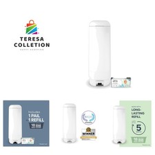 All-In-One Diaper Disposal Solution: Signature Pail Holds 846 Newborn Diapers