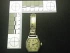 Lot # 13 - Antique WALTHAM Wrist Watch - Gold Filled Band Nickel Back