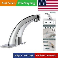 Touchless Bathroom Sink Faucet, Motion Automatic Sensor Faucet, Hands Free Va...