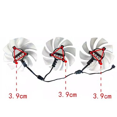 Fits for ASROCK RX6800XT 6900XT Phantom Gaming Graphics Card Cooling Fan Shell