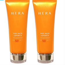 2pcs HERA Leports SPF50 PA  Sunscreen K-Beauty Water proof 70 ml X 2pcs