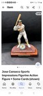 1990 Jose Canseco Sports Impressions Mini Figurine with COA (#4 in series) — photo 3