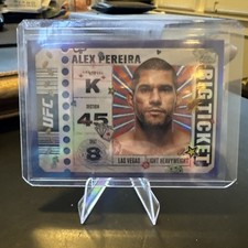 2025 Topps Chrome UFC Big Ticket #BTT-12 Alex Pereira (SP)