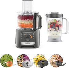 Kenwood MultiPro Compact FDP31.170GY, Food Processor, Kneading Function and Slic